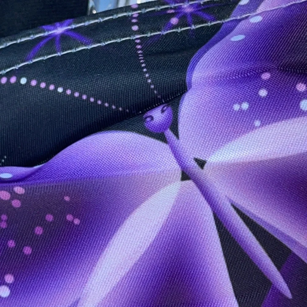 New purple butterfly face mask